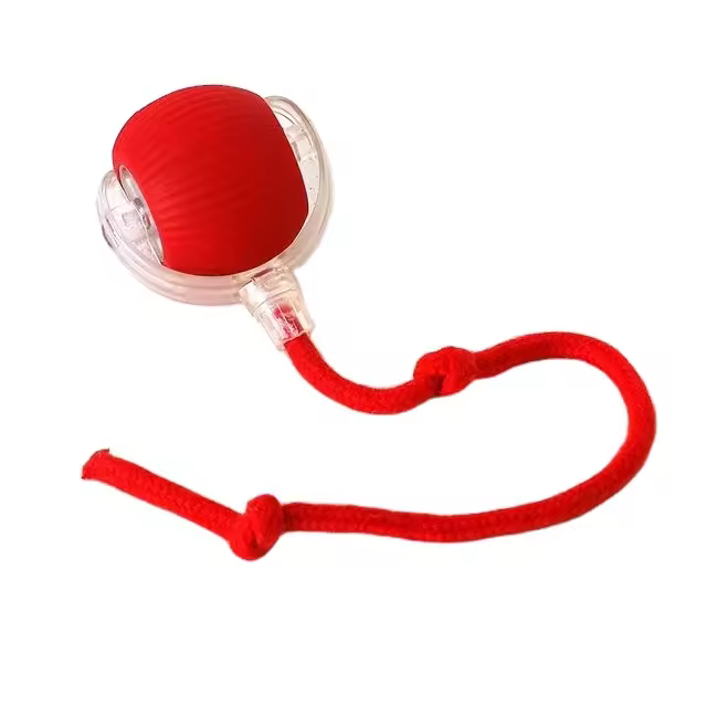 Smart Cat Toys Automatic Rolling Ball Tail Rechargeable Electric Pet Interactive Toy Dog Cat Training Imitate Mouse Tail